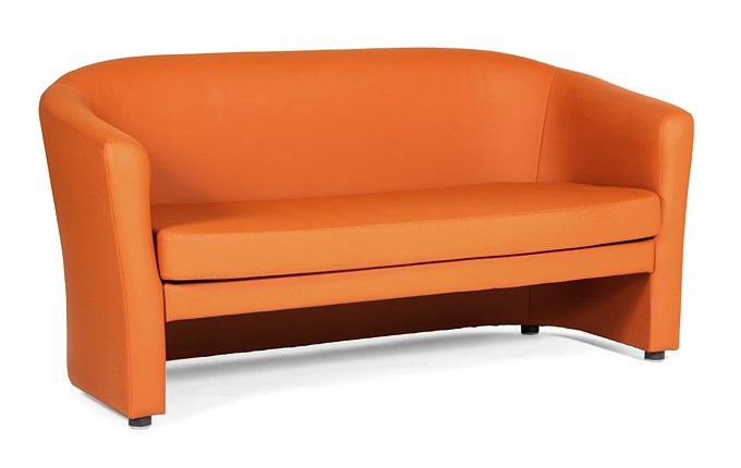 Прямой диван Крон трехместный, экокожа в Элисте - изображение 1